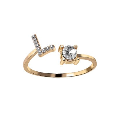 One-Size Inital Ring