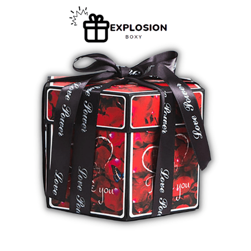 Assembled Explosion Boxy™ Red Roses