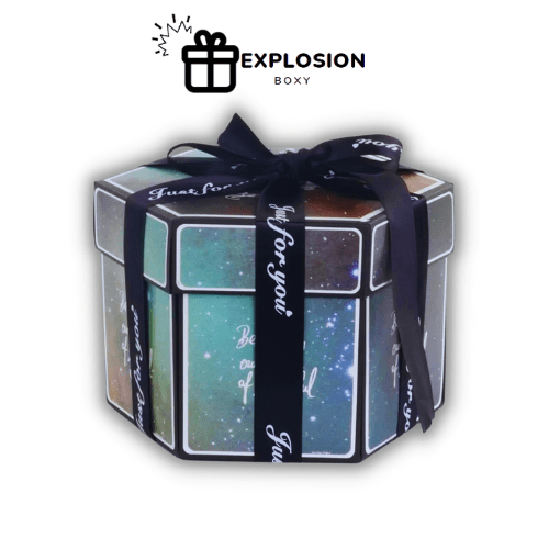 Caja Explosion Boxy™ ensamblada Starry Sky 