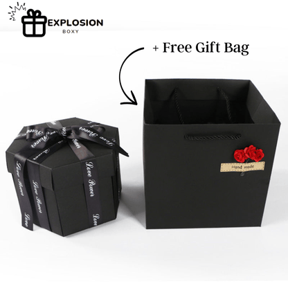 Assembled Explosion Boxy™ Red Roses